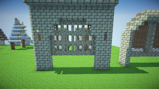 RE:【密技】玥狼建築小教室-大型門(2013/8/2更新) @Minecraft 我的世界（當個創世神） 哈啦板 - 巴哈姆特