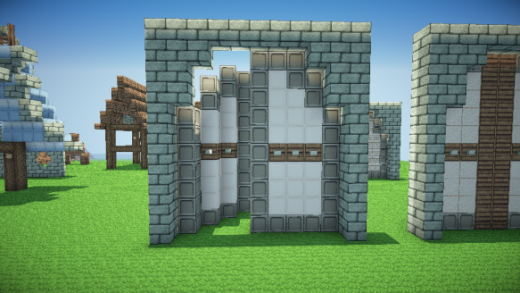 RE:【密技】玥狼建築小教室-大型門(2013/8/2更新) @Minecraft 我的世界（當個創世神） 哈啦板 - 巴哈姆特