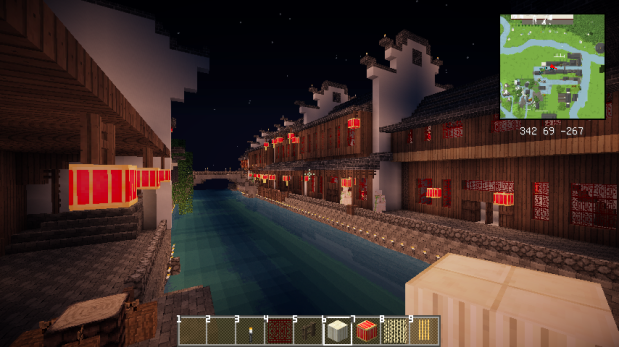 RE:【其他】窗花，行書春聯。江南夢~我愛白牆黑瓦的水鄉。 @Minecraft 我的世界（當個創世神） 哈啦板 - 巴哈姆特