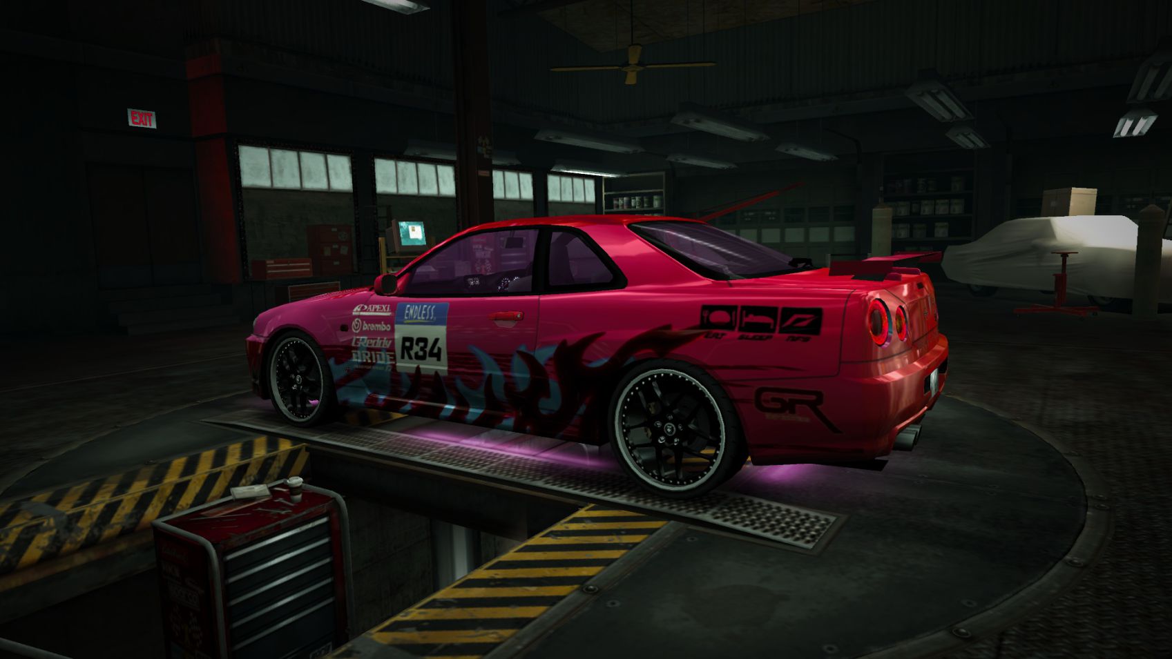 [NFSW] GTR R34 V-spec 塗裝 - sakyla的創作 - 巴哈姆特