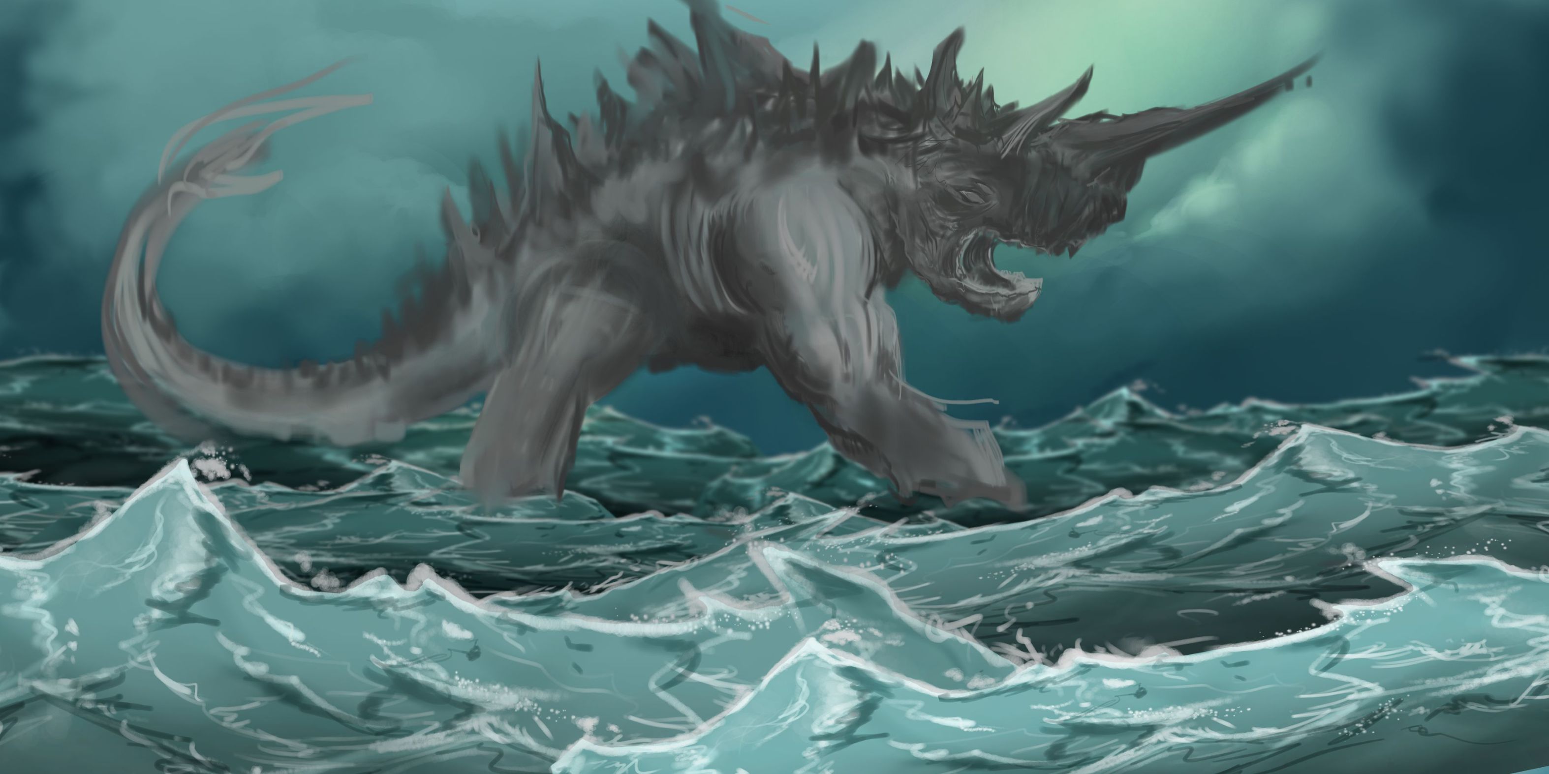 Sea Monster - s51745121的創作 - 巴哈姆特