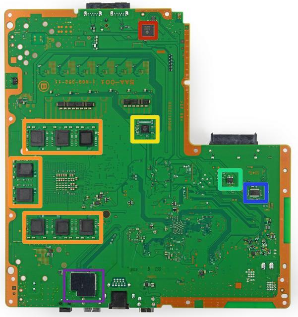【情報】PS4 的內置電源 & 主版晶片分佈 & SoC APU 單元解密 @PS4 / PlayStation4 哈啦板 - 巴哈姆特