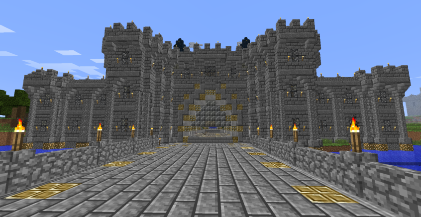 心得 新手初建城堡 湖畔羊堡 Minecraft 我的世界 當個創世神 哈啦板 巴哈姆特