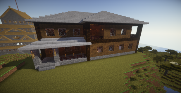 心得 蟲の建築 木屋別墅 Minecraft 我的世界 當個創世神 哈啦板 巴哈姆特