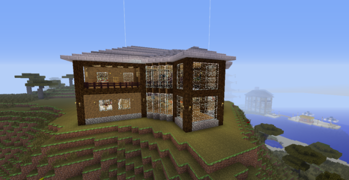 心得 蟲の建築 木屋別墅 Minecraft 我的世界 當個創世神 哈啦板 巴哈姆特
