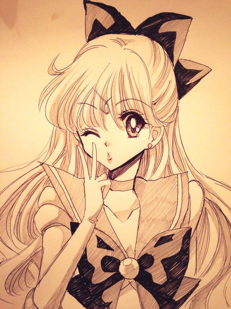 轉載 女藝人中川翔子描繪美少女戰士角色圖 也太美了吧 S A ｌ ｌ 美少女戰士世界哈啦板 巴哈姆特