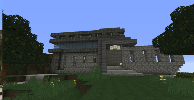 建築 我有地 有材料 你就說我要建房子 之崖上的石屋 Minecraft 我的世界 當個創世神 哈啦板 巴哈姆特