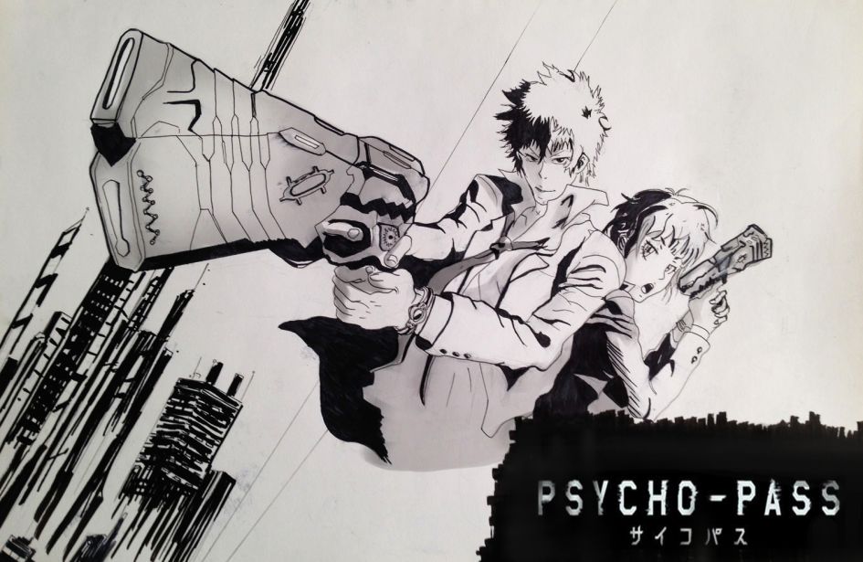 閒聊 新編集版結尾圖 仿畫 Psycho Pass 心靈判官哈啦板 巴哈姆特