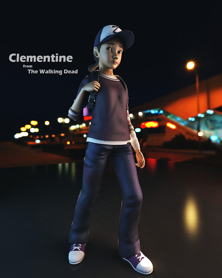 【其他】個人創作的Clem @The Walking Dead 哈啦板 - 巴哈姆特