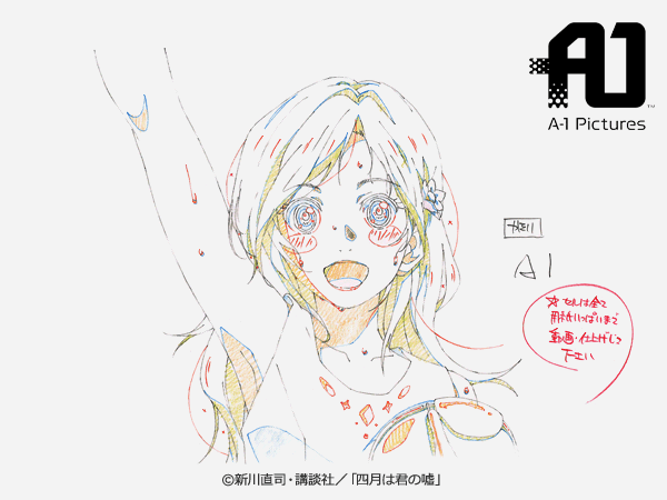 密技】A-1 Pictures《四月是你的謊言》動畫各話原畫圖 @新川直司