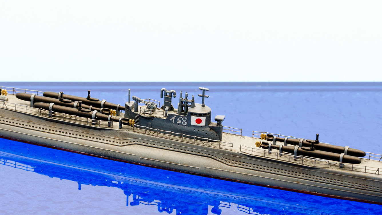 作品分享】1/700 TAMIYA 巡潜乙型潜水艦伊-58 後期型@模型技術與資訊哈