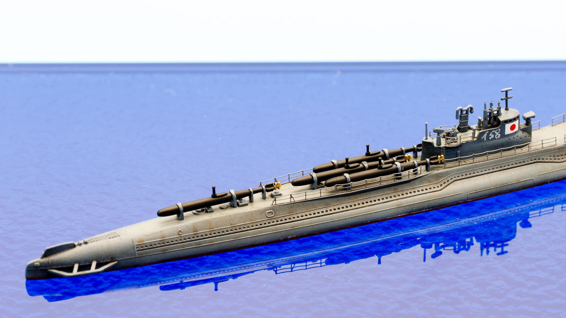 作品分享】1/700 TAMIYA 巡潜乙型潜水艦伊-58 後期型@模型技術與資訊哈