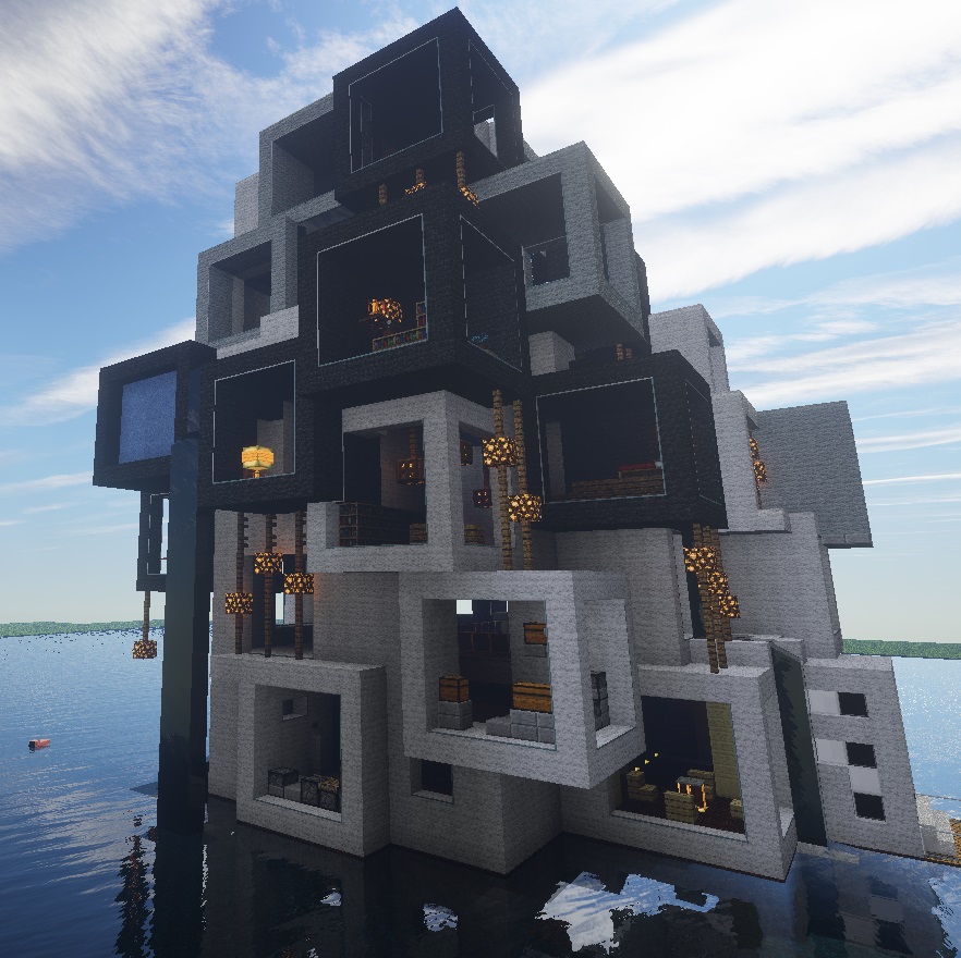 Fantasycraft 方塊級的水上度假小屋 Minecraft 我的世界 當個創世神 哈啦板 巴哈姆特
