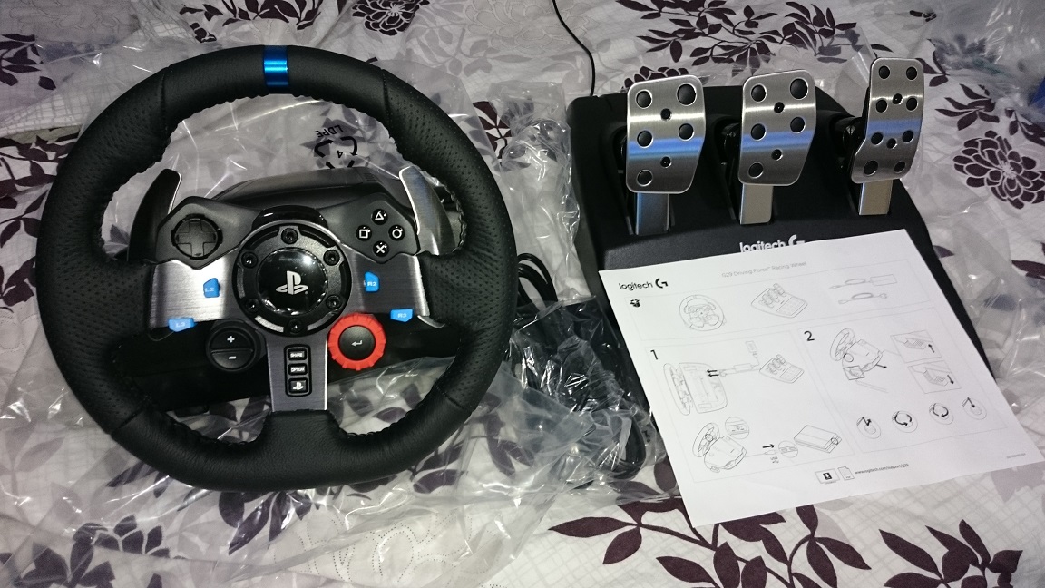 Logitech G29 Driving Force 開箱- 巴哈姆特