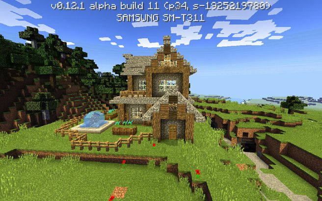 心得 Mcpe 小屋一間 第一次建築 Minecraft 我的世界 當個創世神 哈啦板 巴哈姆特