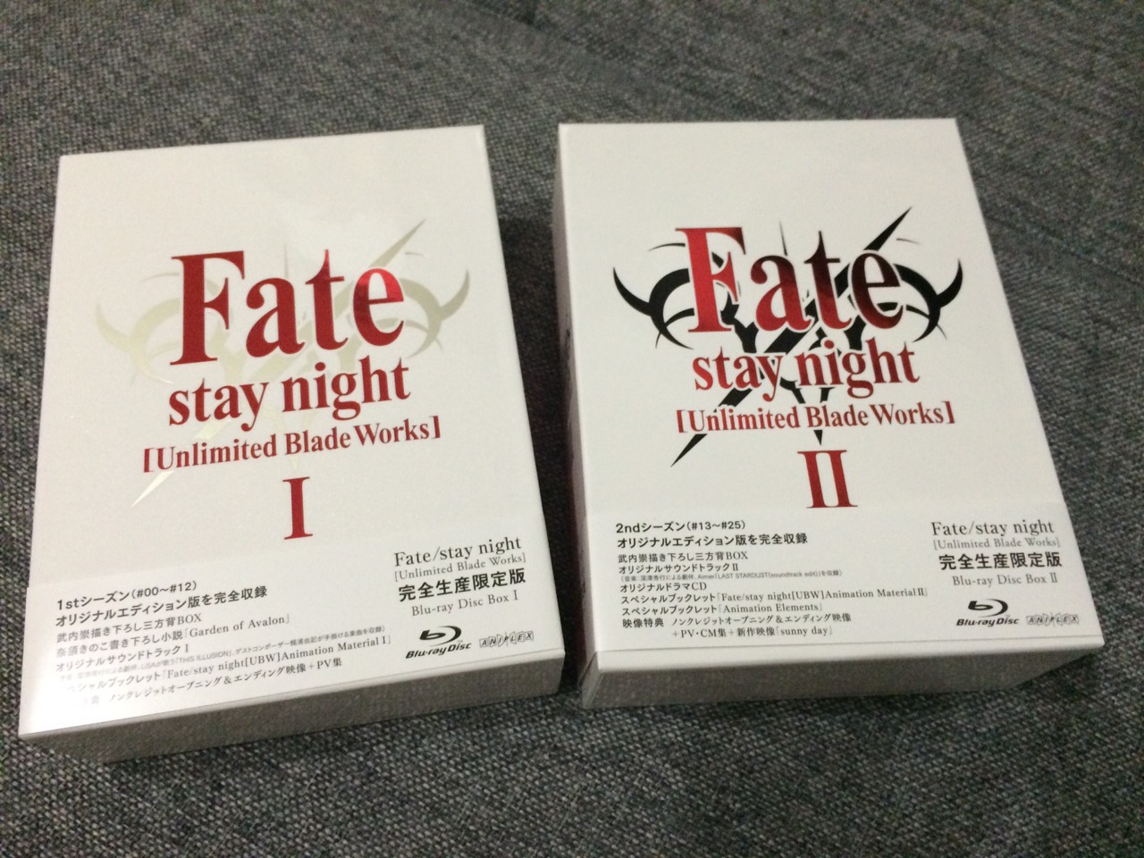 Fate/stay night [UBW] BD-BOX1+2 亞馬遜限定【開箱】 - 巴哈姆特