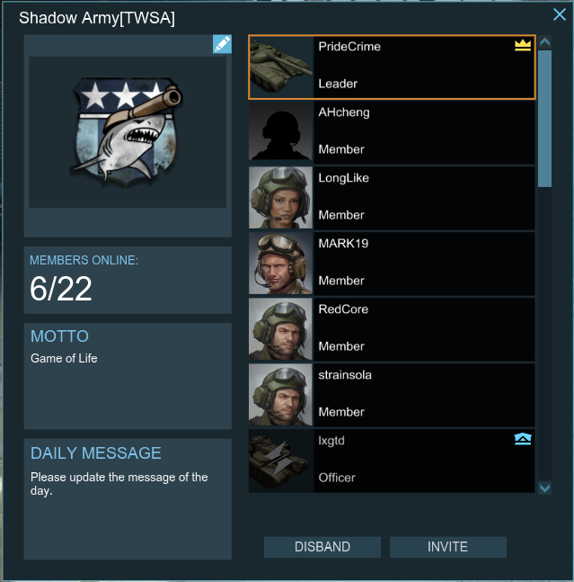 【其他】公會 Shadow Army 尋找有心人 @裝甲戰役 Armored Warfare 哈啦板 - 巴哈姆特