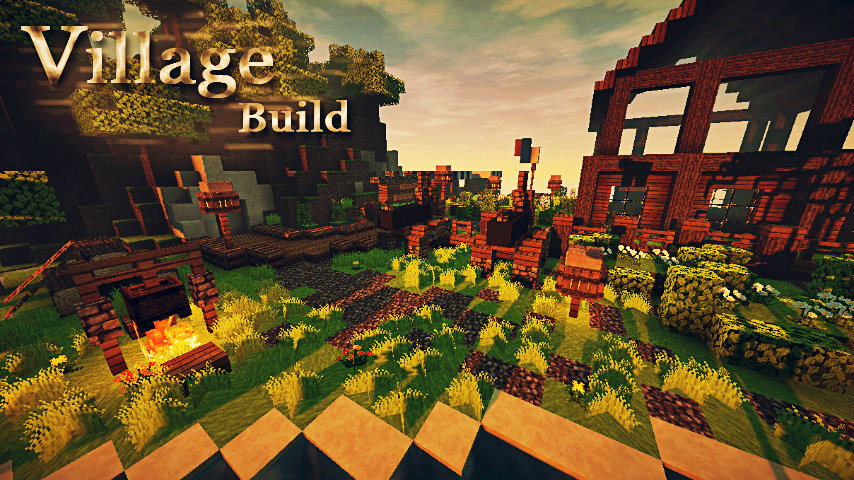 【封面】Minecraft x Village Build - duck8109的創作 - 巴哈姆特