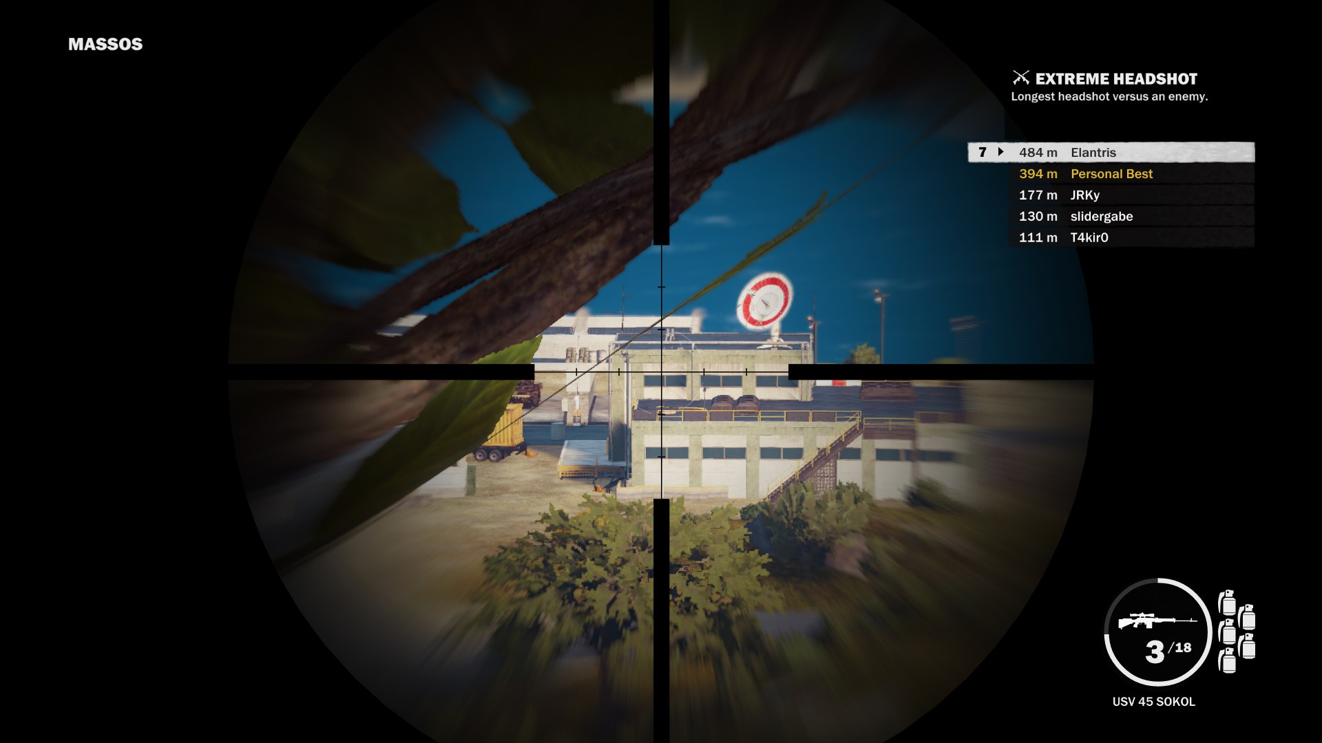 【討論】JC3大家headshot記錄是多遠？ @正當防衛 系列 哈啦板 - 巴哈姆特