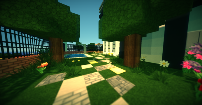 【心得】【黑白系建築】黑白色系現代建築(圖多+光影) @Minecraft 我的世界（當個創世神） 哈啦板 - 巴哈姆特