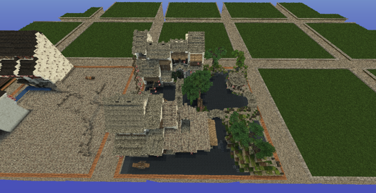 【建築】細雨 、柳樹 、江南 @Minecraft 我的世界（當個創世神） 哈啦板 - 巴哈姆特