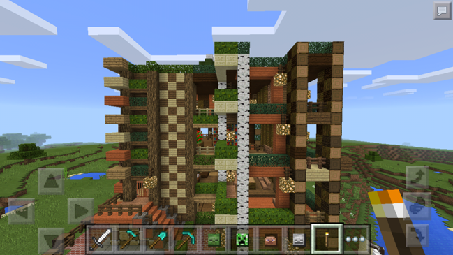心得 Mcpe 木製別墅 Minecraft 我的世界 當個創世神 哈啦板 巴哈姆特