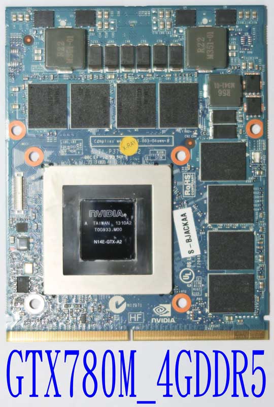 GeForce GTX970M MXM規格 ノートパソコン用高性能グラフィックカード 