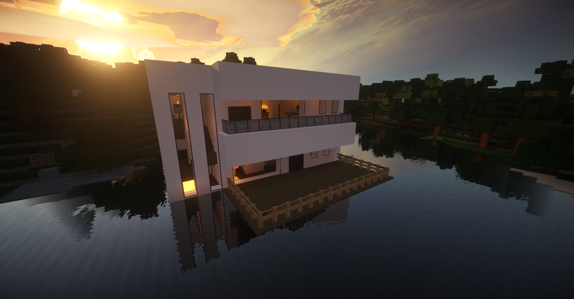 建築 海邊小屋 Minecraft 我的世界 當個創世神 哈啦板 巴哈姆特