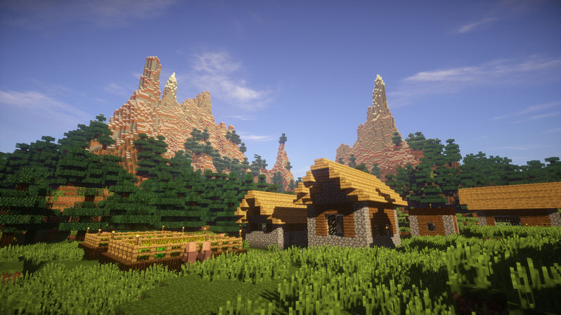 【光影】Shader Show│效能、效果展示比較 @Minecraft 我的世界（當個創世神） 哈啦板 - 巴哈姆特