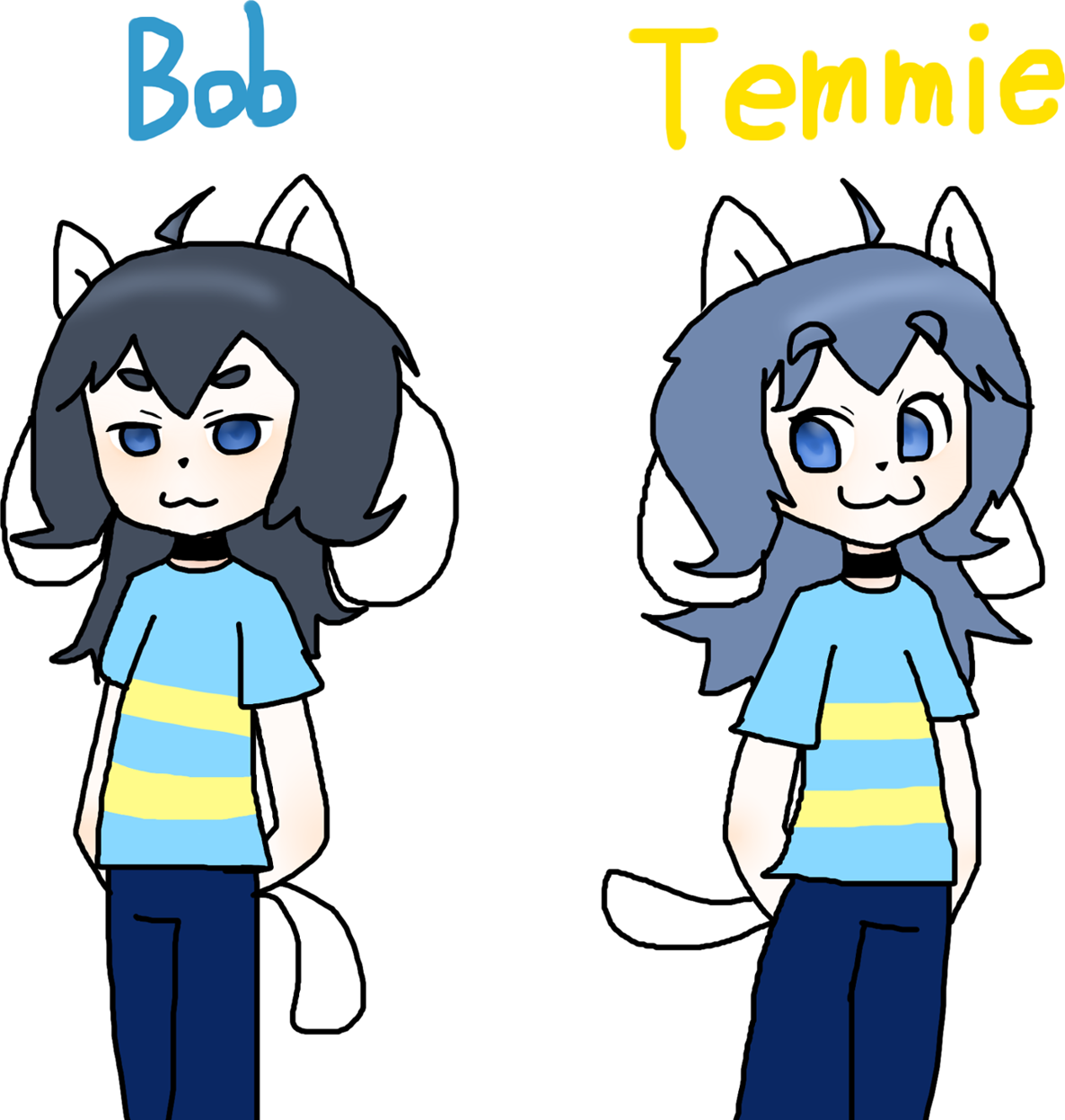 Undertale - Temmie and Bob - tulip222的創作 - 巴哈姆特