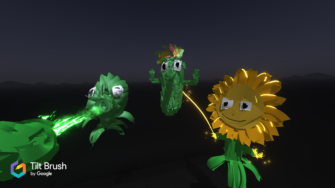 【閒聊】用VR畫植物 @植物大戰殭屍（Plants vs. Zombies） 哈啦板 - 巴哈姆特