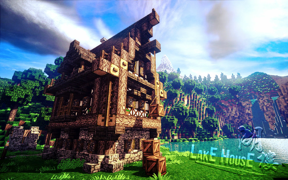 【封面】Minecraft x 湖樓Lake House - duck8109的創作 - 巴哈姆特