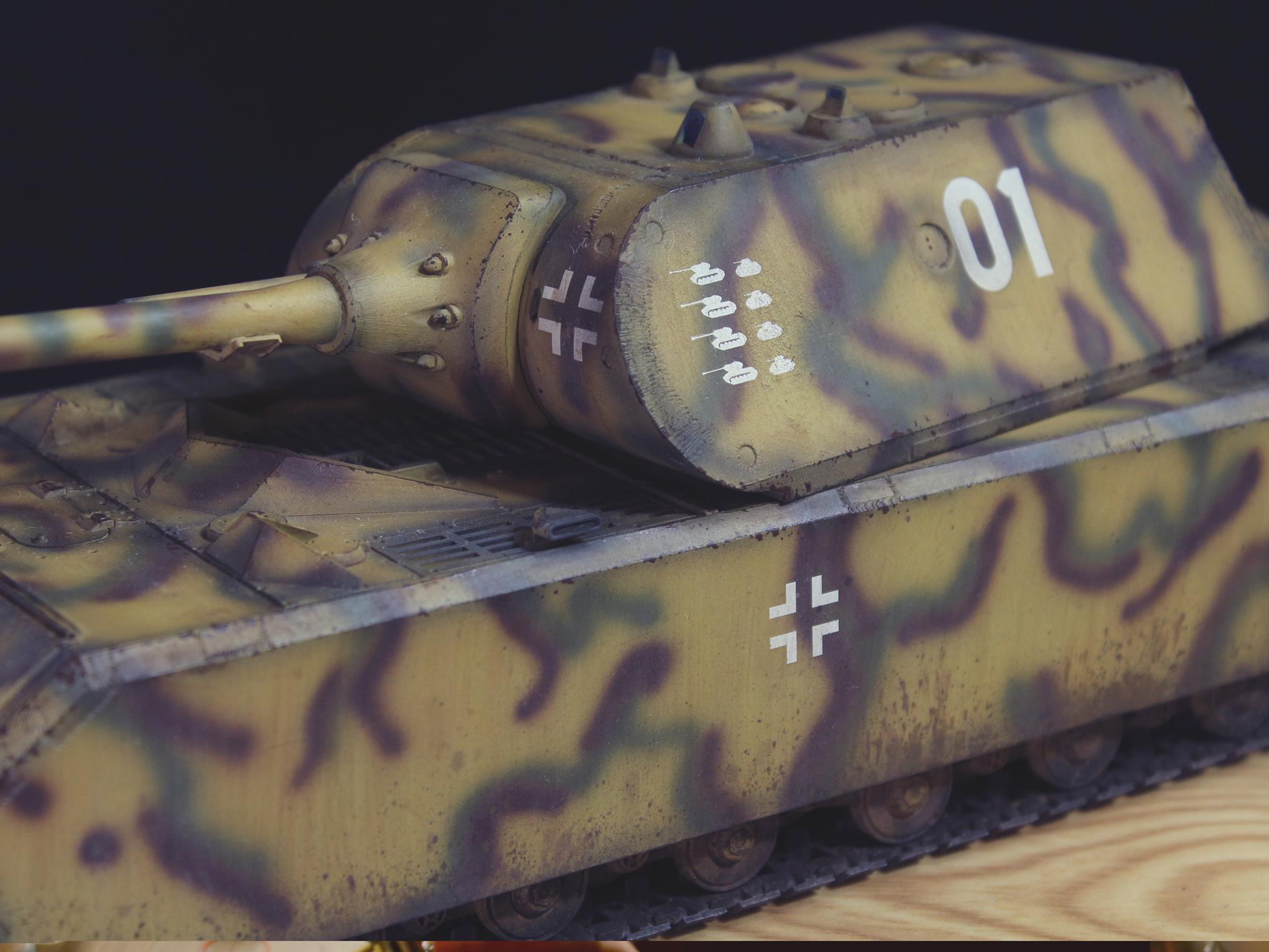 【作品分享】史上最重坦克1/35 GERMAN SUPER TANK