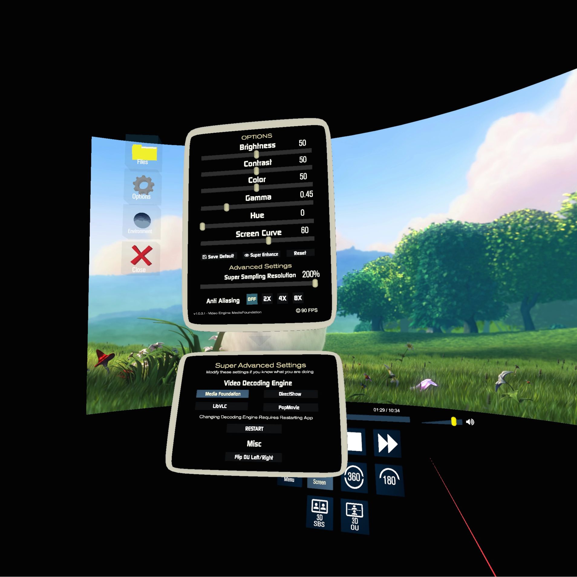 【問題】Simple VR Player - 專為VR設計的影片撥放器 @VR 虛擬實境綜合討論 哈啦板 - 巴哈姆特