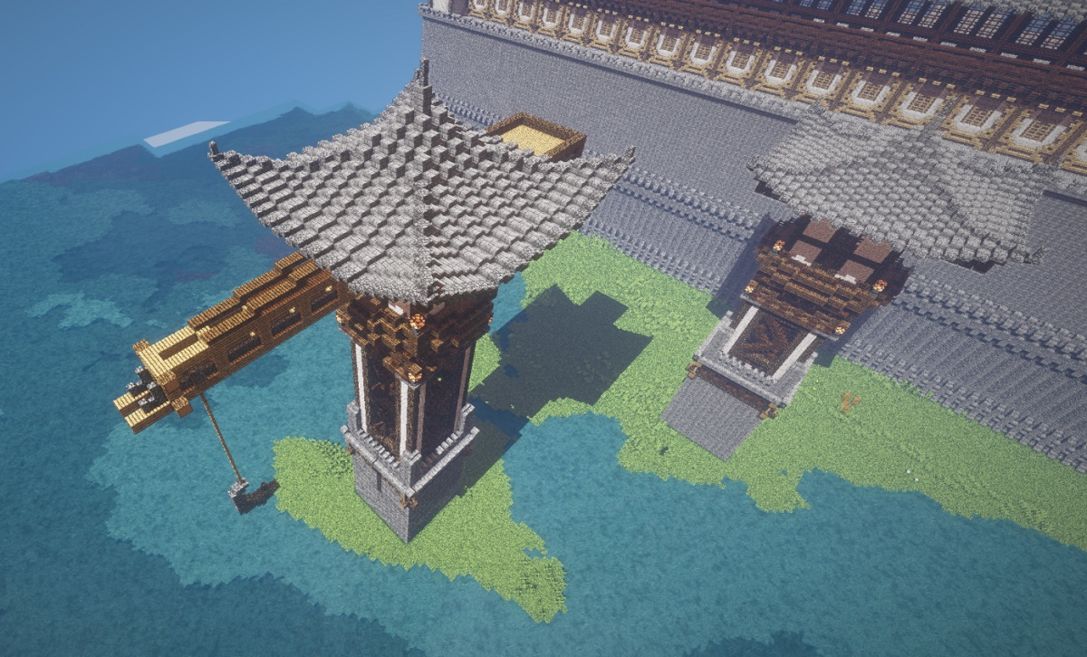 【吳興】中式建築 多功能塔樓建設 @Minecraft 我的世界（當個創世神） 哈啦板 - 巴哈姆特