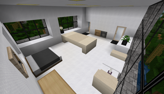 【Minecraft．建築】在森林中豎立的住宅大廈 - melody331的創作 - 巴哈姆特