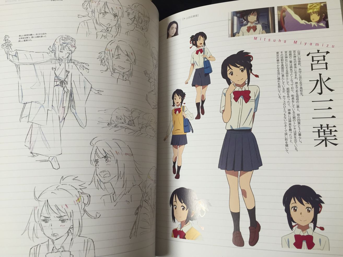 新海誠 你的名字公式集 君の名は公式ビジュアルガイド 不專業開箱 的創作 巴哈姆特