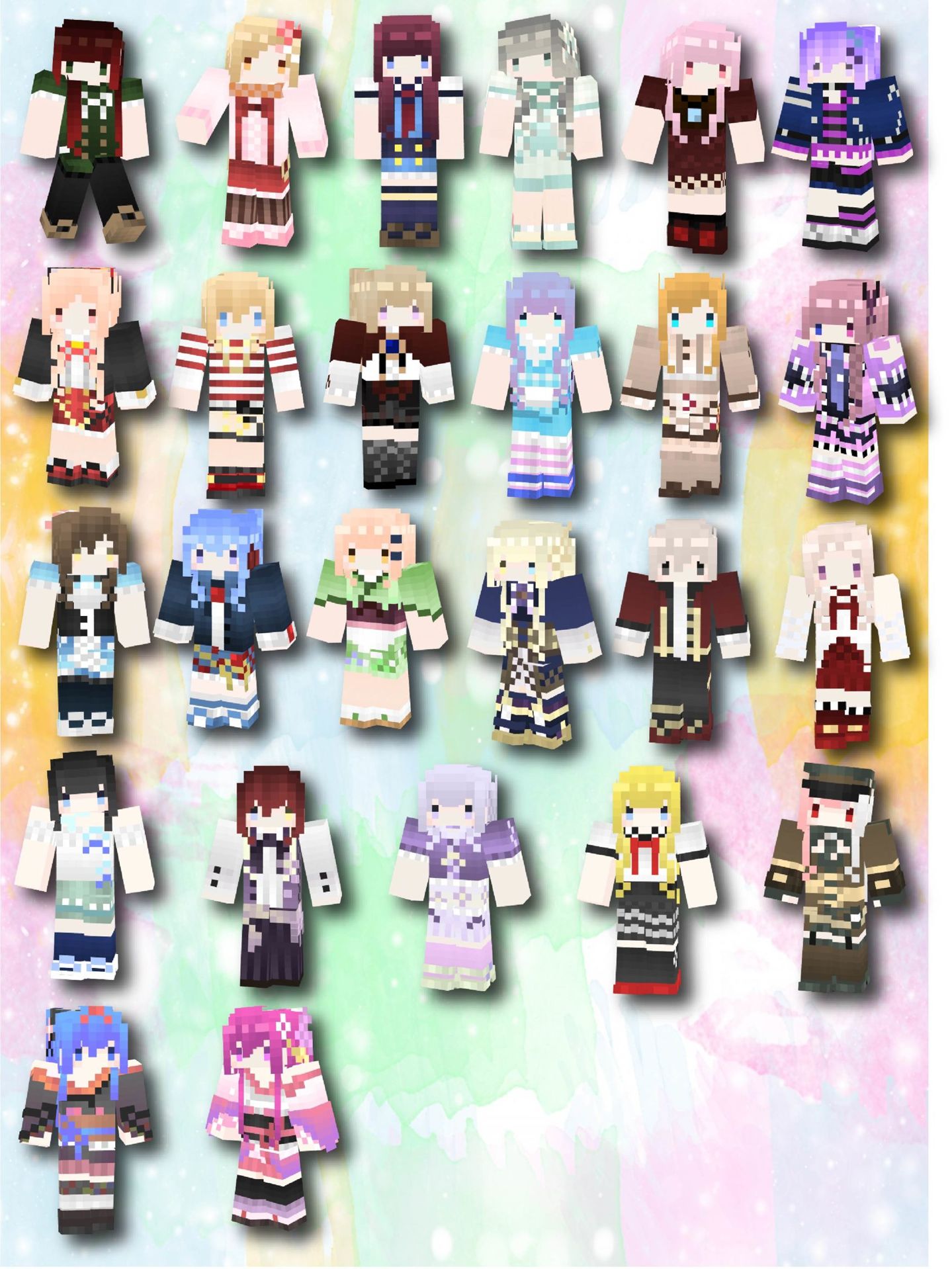 Minecraft Skin繪製 黑羽dcard