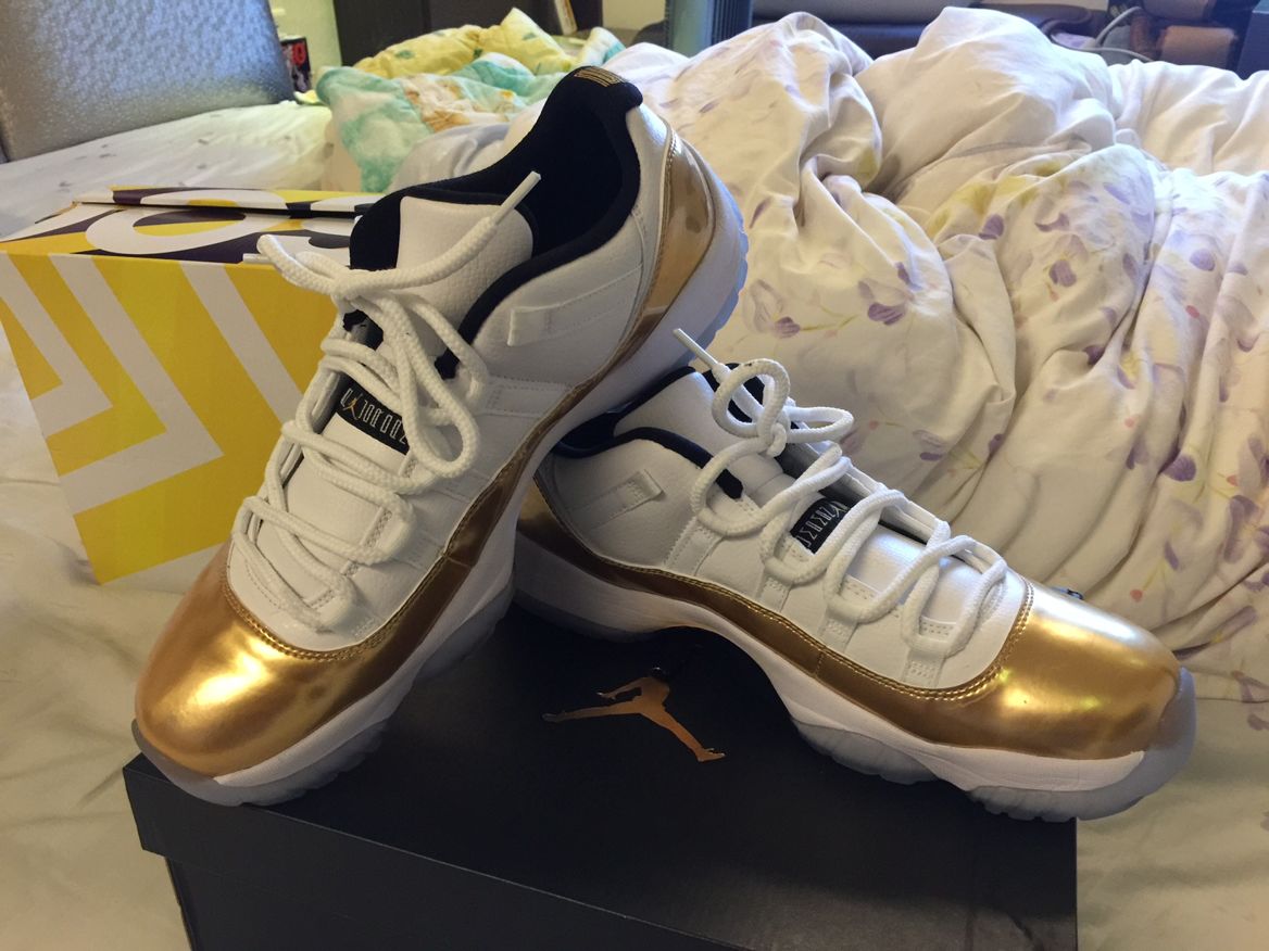 【心得】 JORDAN 11 RETRO LOW ‘METALLIC GOLD’開箱 @NBA 系列 哈啦板 - 巴哈姆特