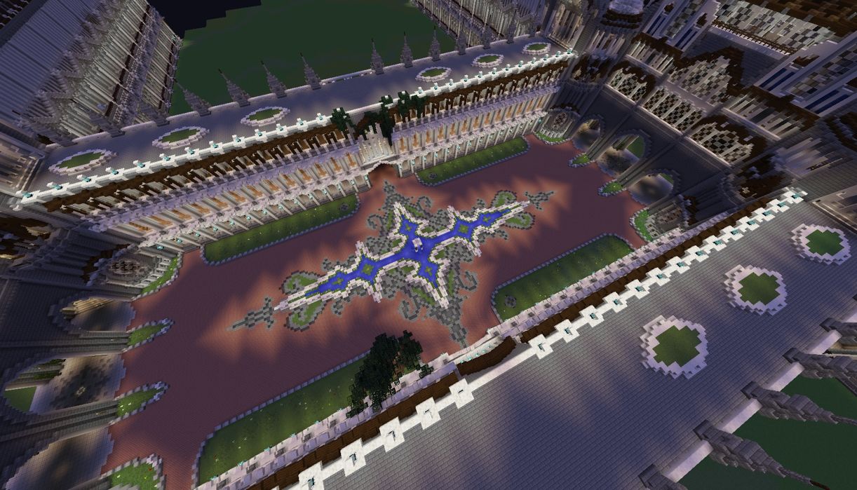 【建築】魔法學院 (未完成) @Minecraft 我的世界（當個創世神） 哈啦板 - 巴哈姆特