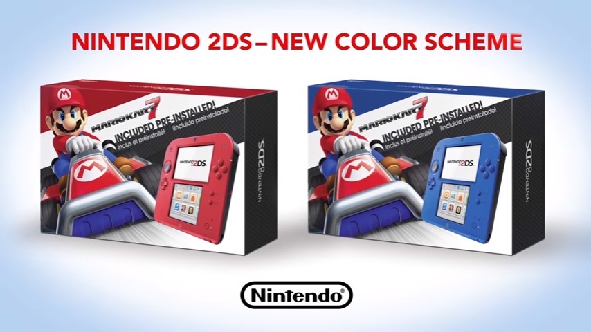 【情報】美版2DS新色「Crimson Red 2」「Electric Blue 2」 @N3DS / Nintendo 3DS 哈啦板 - 巴哈姆特