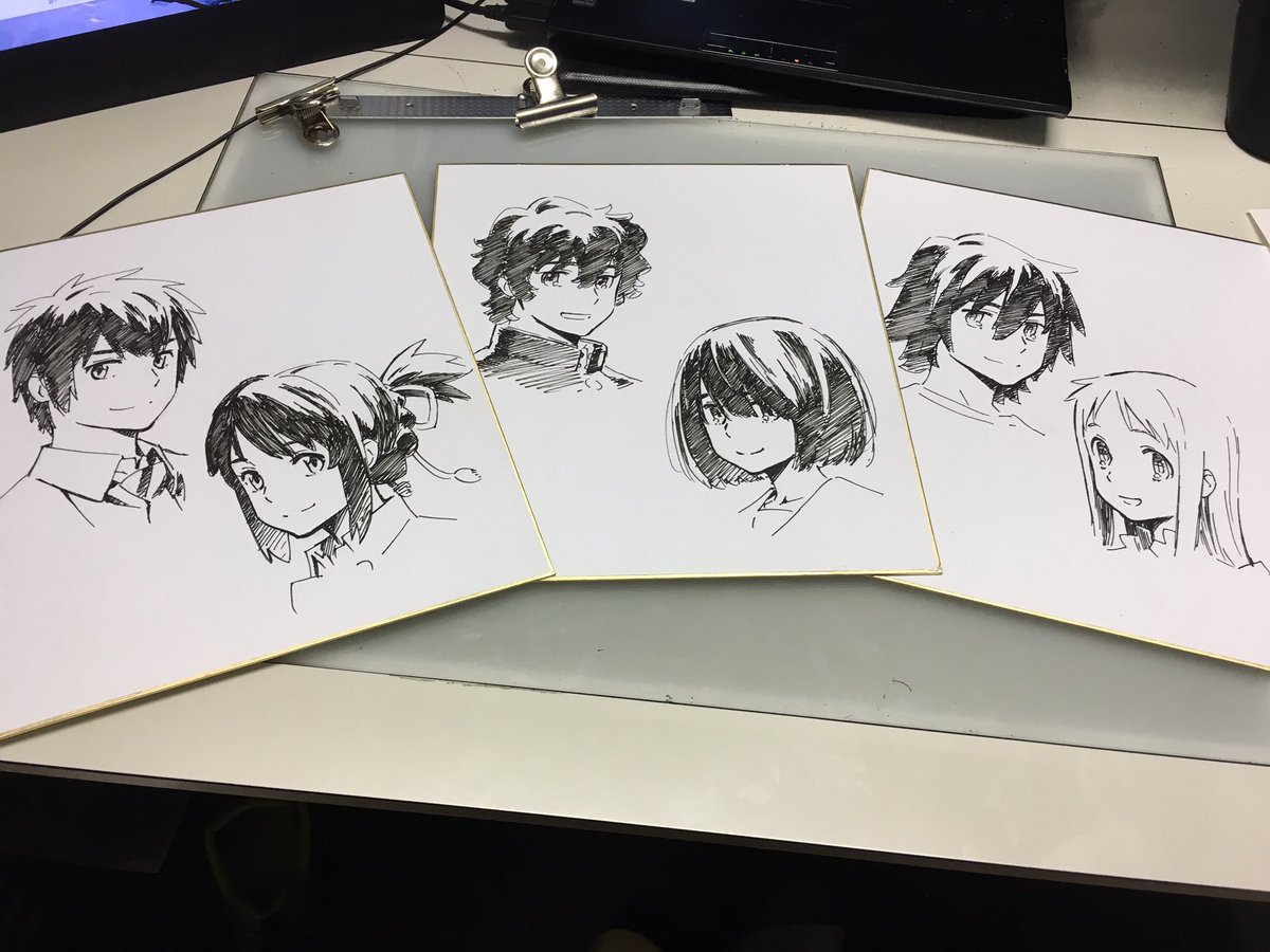 情報】君名人設．田中將賀繪製的色紙@新海誠作品集（鈴芽之旅） 哈啦板