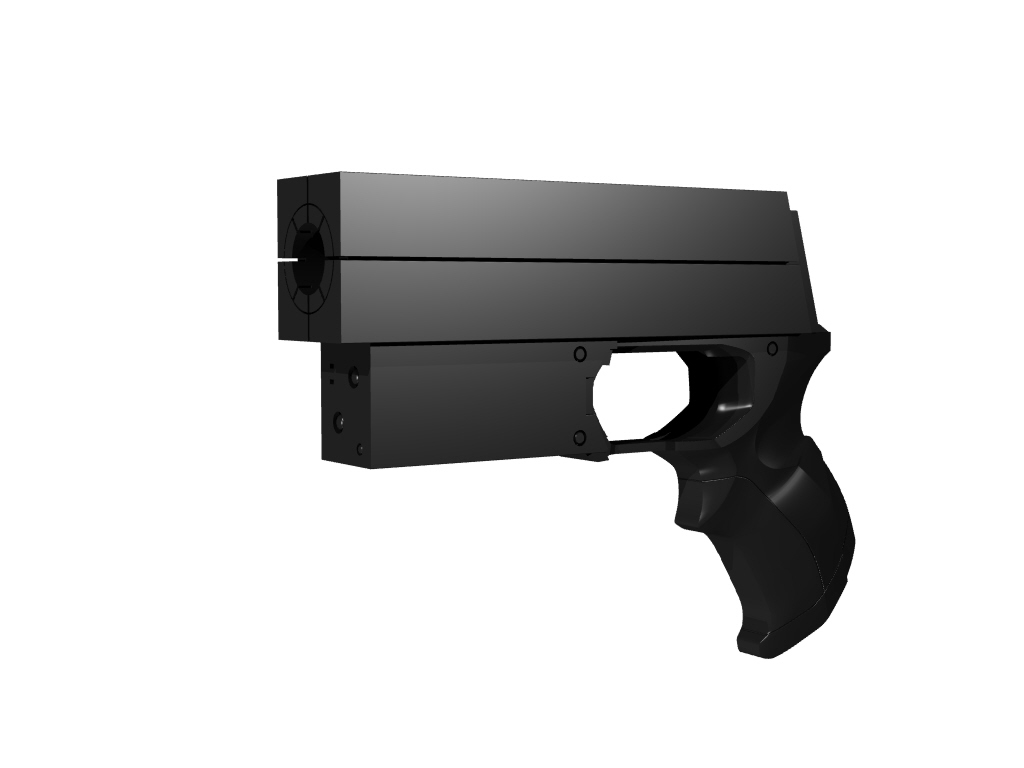 【完成品】重力子放射線射出装置 本日の3D作品 「重力子放射線射出装置」 - shimの3D置き場