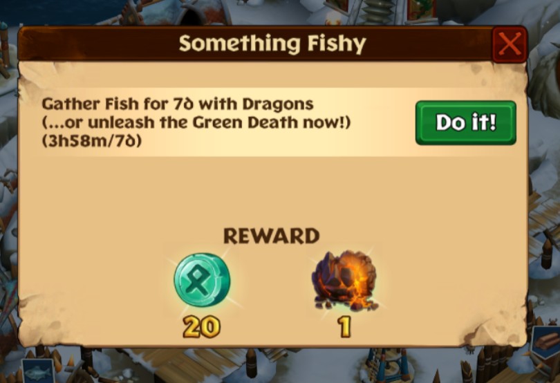 【問題】卡關了... Gather Fish for 7d with Dragons ? @Dragons: Rise of Berk 哈啦板 ...
