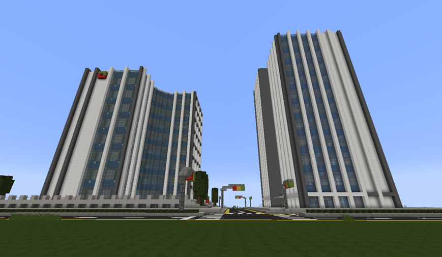 我的世界 (minecraft) 中很酷的摩天大楼 我在Minecraft