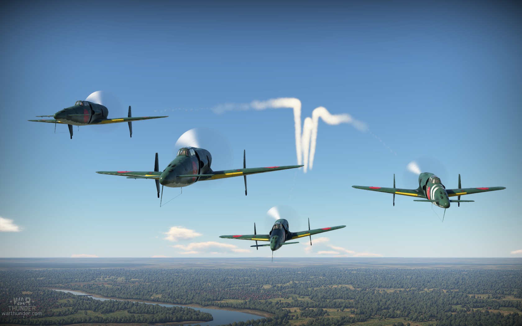 情報 Sfts 歲末感謝 震電四機編隊影片製作中 截圖速報 戰爭雷霆 War Thunder 哈啦板 巴哈姆特