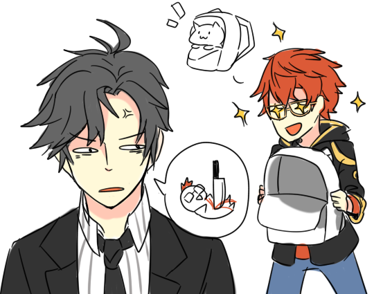 【繪圖】707 & Jumin ( 神奇寶貝的梗，塗鴉慎入) @Mystic Messenger 哈啦板 - 巴哈姆特