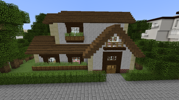 悠閒 花崗岩蓋房子 創世神 Mm的創作 巴哈姆特