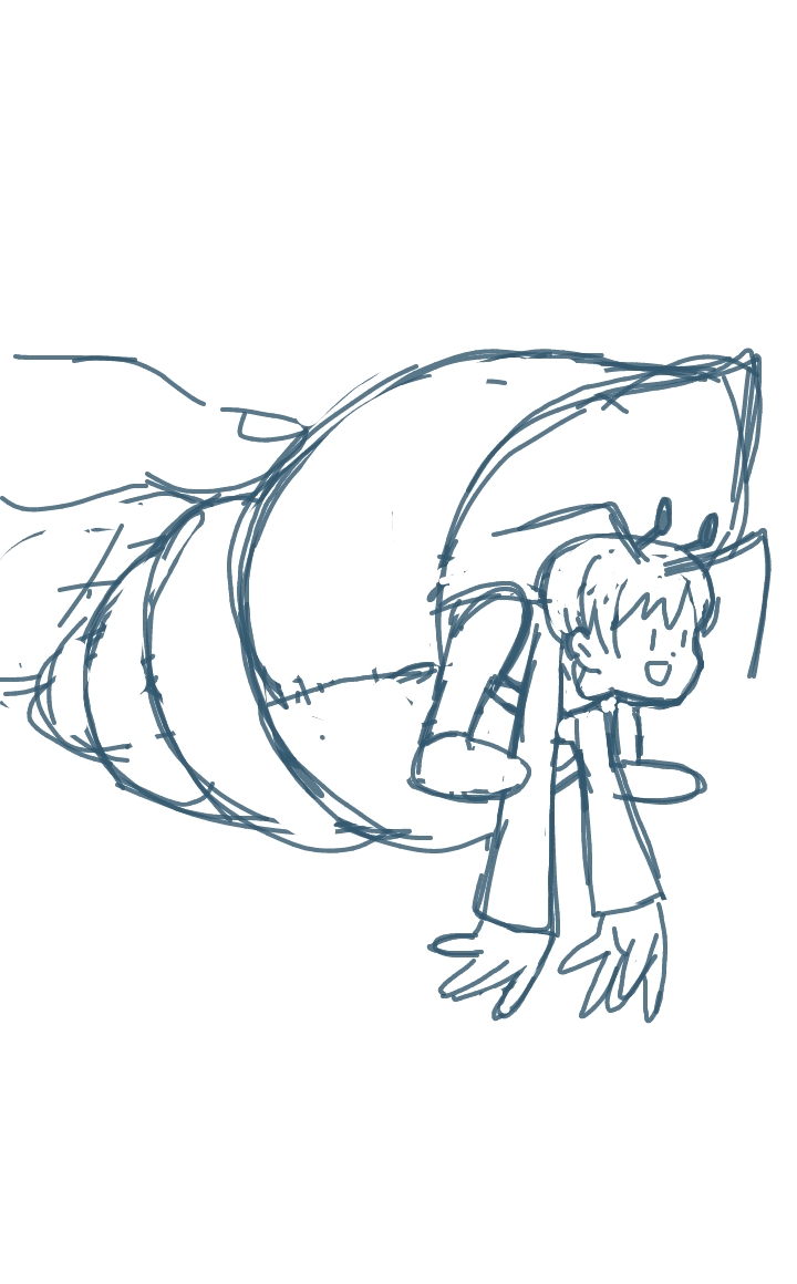 塗鴉 寄居蟹蟹擬人 Sfhk1233的創作 巴哈姆特