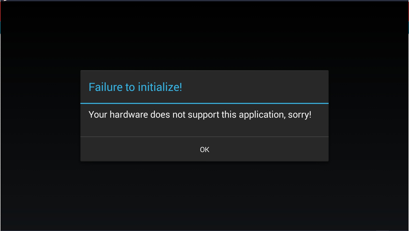 Input not supported при запуске. Device not support. Not supported. Warning your device does not Match the Hardware requirements of this application. Бут девайс нот фаунд.